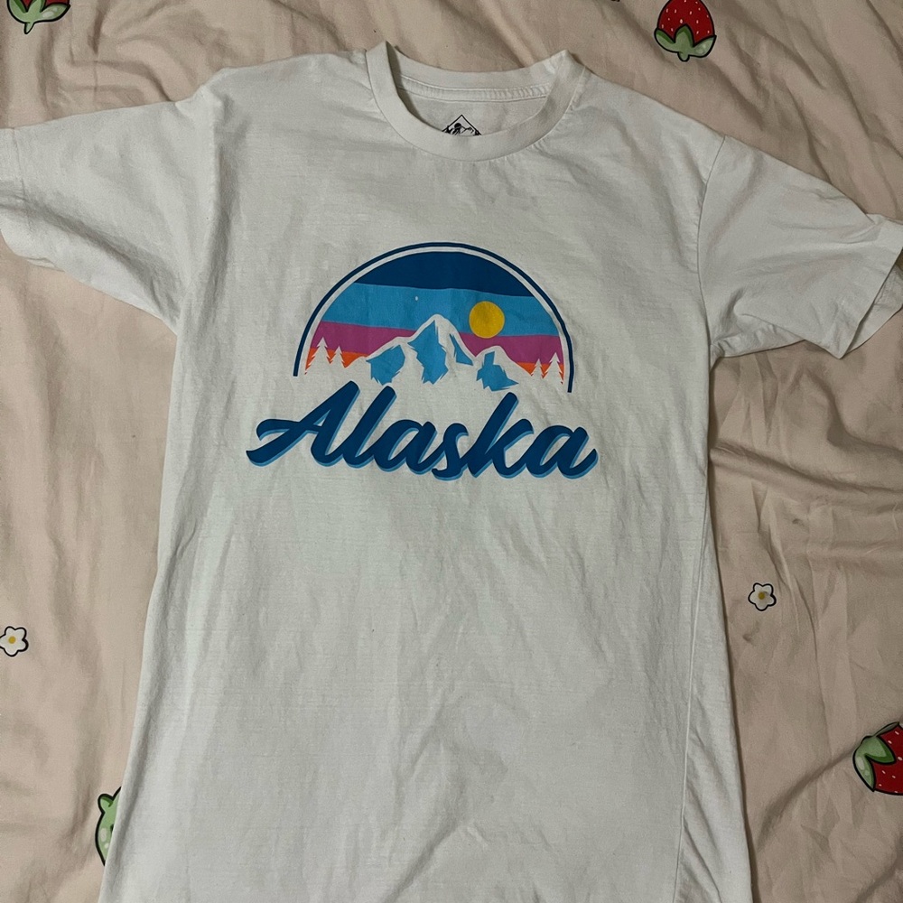 Alaska Graphic Short Sleeve Tee - White
